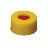 Short-Cap (yellow) with Septa PTFE/Silicone/PTFE, pk.100